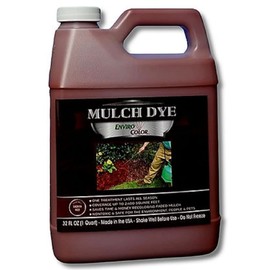 EnviroColor Red Mulch Dye | 32 oz Treats 2400 Ft², Mulch Dye Red, Red Mulch for Landscaping, Red Mulch for Garden Beds, Wood Mulch Dye, Permanent Mulch Paint