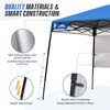 EAGLE PEAK 8x8 Pop Up Canopy Tent with Sidewall, Compact,