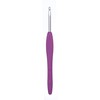Clover Clover 1045/G Purple Amour Crochet Hook, Size G, 4.0mm