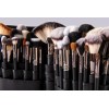 Set Brochas Maquillaje 39 Piezas MF Cosmetics Negro Con Estuche