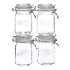 Mason Craft & More Glass Clamp Jars, 12OZ Mini 4