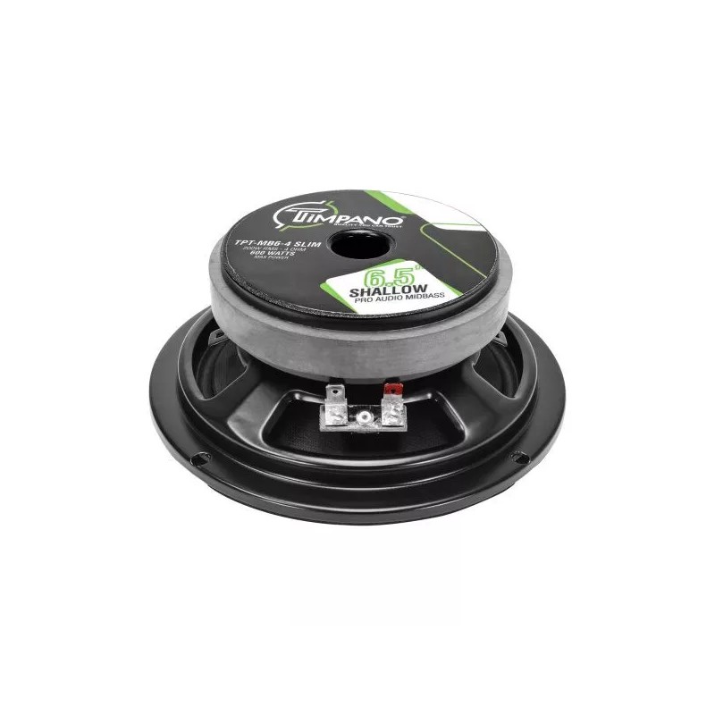 TIMPANO AUDIO (2) 6.5" MIDBASS TIMPANO 600W TPT-MB6-4 SLIM 4