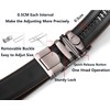 VRLEGEND Belts for Men Belt Leather Ratchet Belts Automatic Adjustable