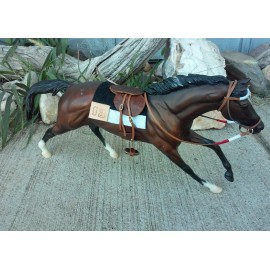 Breyer horse custom Nyquist Secretariat race saddle set Kentucky Derby no horse