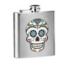 Premier Housewares Skull Design Hip Flask, Stainless Steel - 6