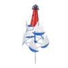Summer Lighthouse Sailboat Windmills 360 Degree Rotation Weathervane Metal Windmill