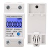 LCD Digital Energy Meter Single Phase 2P Electricity Usage Monitor