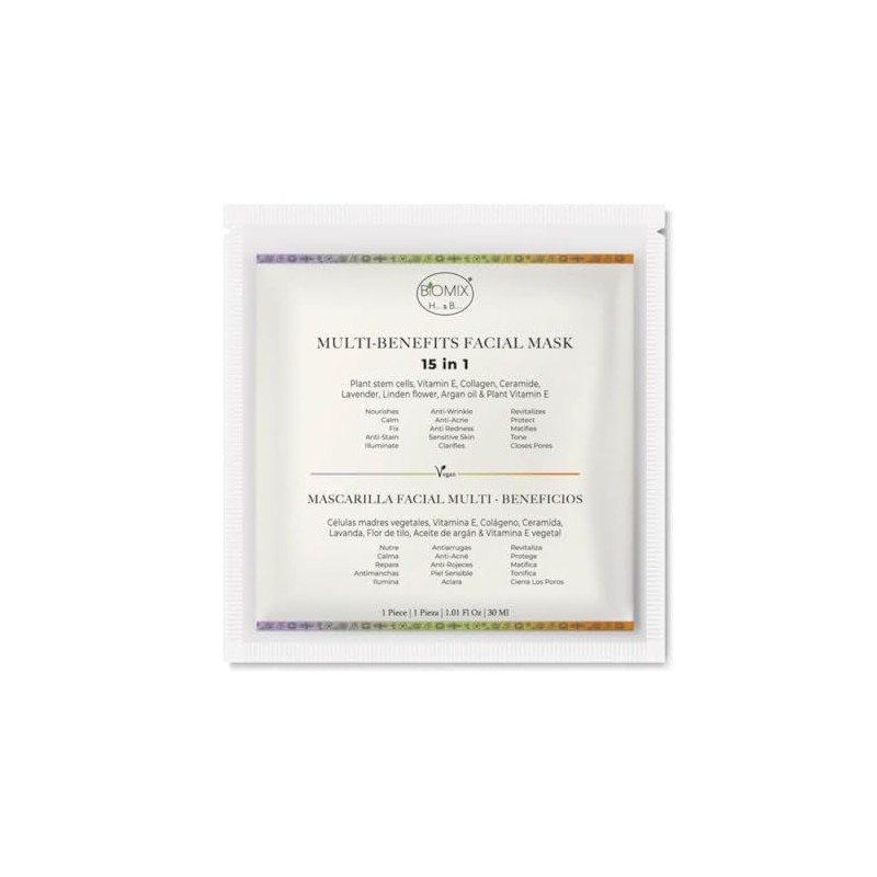Mascarilla Facial Multi Beneficios 15 en 1 Intensiva de 3