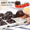 Vinino Silicone Brownie Pan With Dividers, 1 Pack Mini Loaf