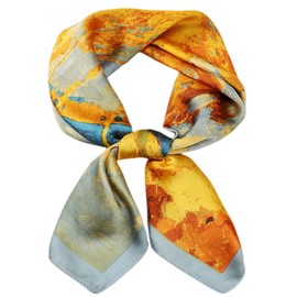 FAIRYGATE Neck Scarf Bandana Men Women Ladies Scarfs Gifts Floral Print Head Hair Square Scarves Neckerchief Headwear 29010