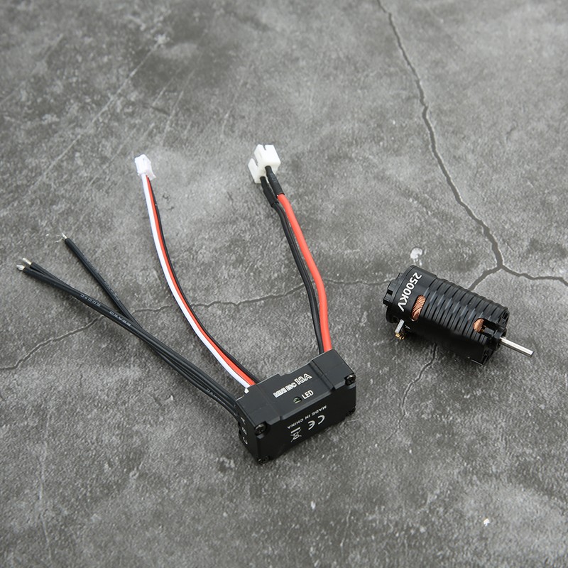 1410 Brushless Motor 18A Black ESC RC Replacement Accessory Spare