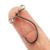 Unclesport 50 Pieces SpinShot Drop Shot Hook Swivel Fishing Hooks