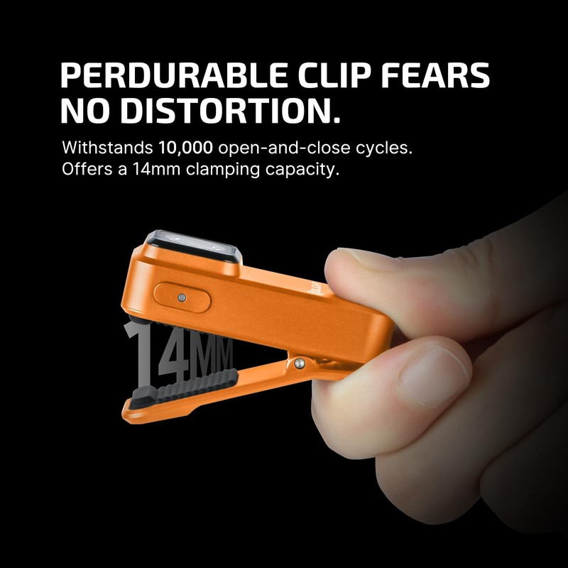 OLIGHT Oclip Rechargeable EDC Flashlight 300 Lumens Dual Sources Compact