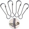 Huouo 6 Pcs 2 Inches Flag Pole Snap Clip Hooks