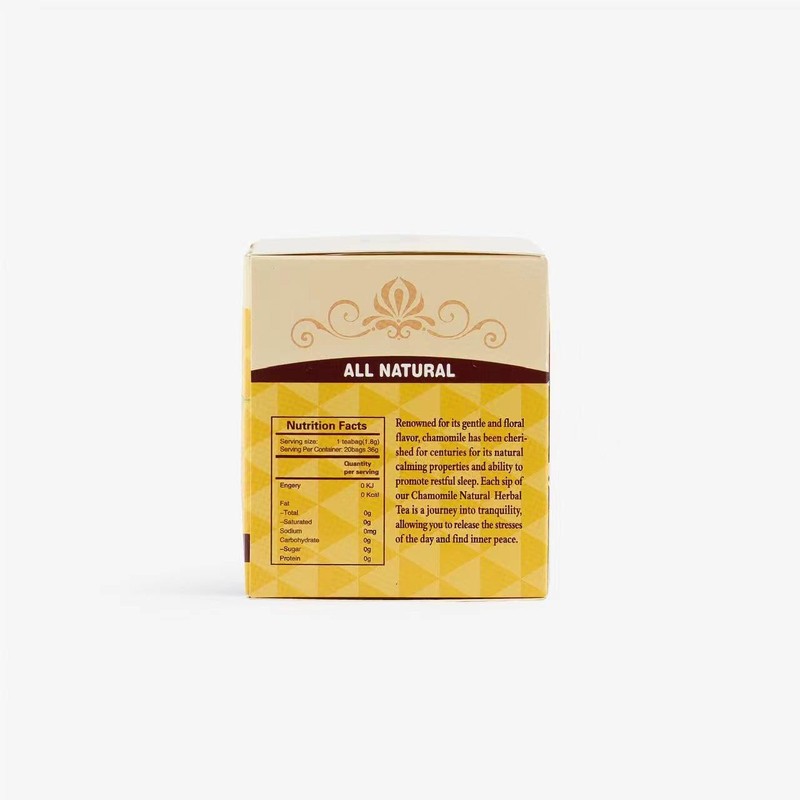 Vinis Chamomile Tea, Natural Herbal Tea, Caffeine Free, 20 Tea