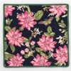 Wedgwood 000468-0003-01 Chenille Woven Handkerchief, Pink Lotus, Wanderlust Collection, Navy,