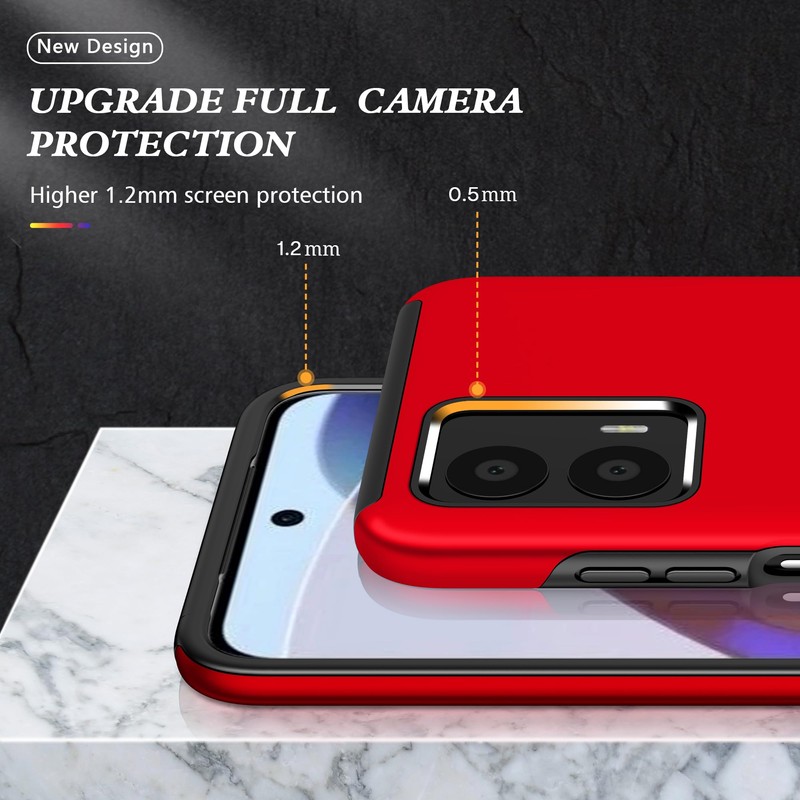 AKINIK for Moto G 5G 2023 Case, with 2pcs HD