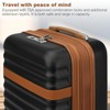 Kono Luggage Expandable 28 Inch Large Checked Luggage, ABS+PC Hardside