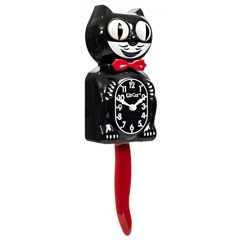 Kit Cat Klock Gentlemen (Crimson Royale) - Retro Cat Clock
