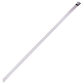 Panduit MRT4S-C4 Pan-Steel Retained Tension Tie, Standard, 304 Stainless Steel, 18.5" Length (100-Pack)