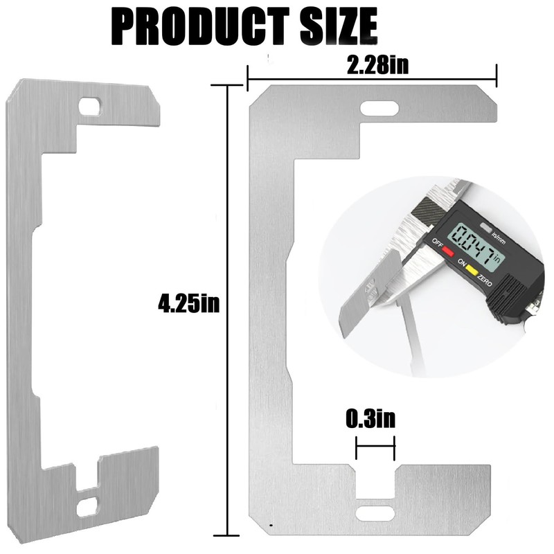 22 Pcs Wall Plate Spacer, Metal Outlet Spacers, Wall Plate