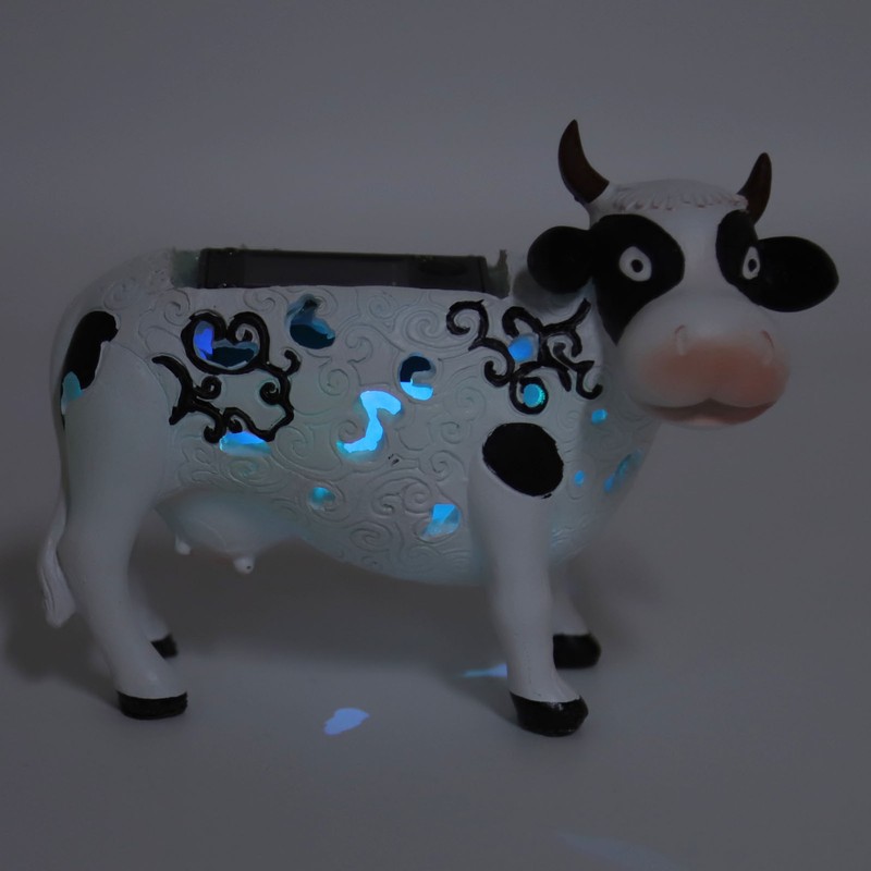Daisy Cow Solar Light Animal Shaped Color Changing LED Garden