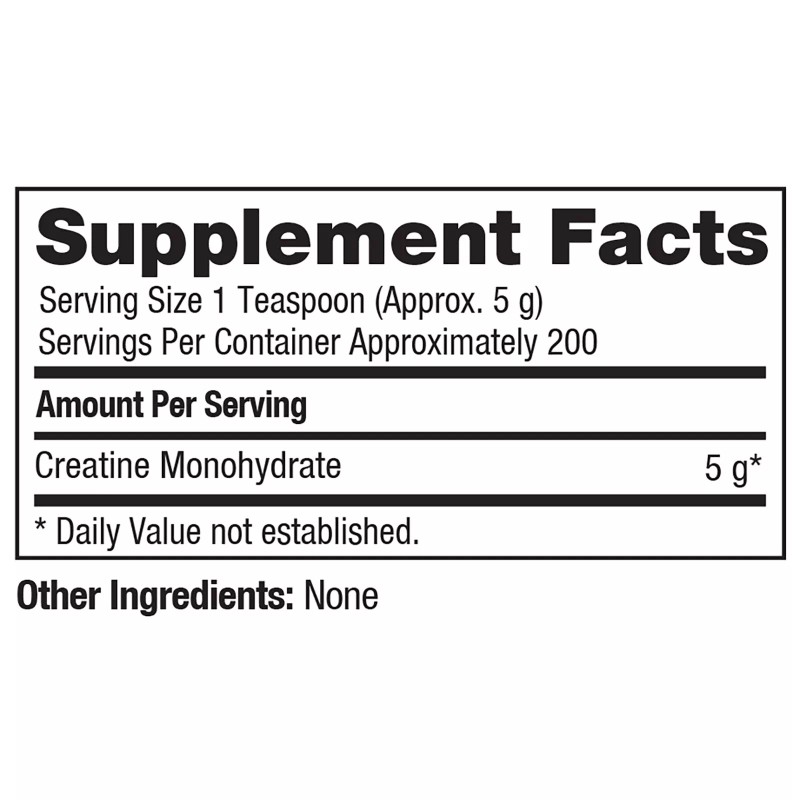 PROLAB Creatine Monohydrate 1000g, Best Micronized Creatine Powder, Strength