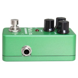 Flatsons Guitar Mini Effects Pedal Over Drive Warm and Natural Tube Overdrive Effect Sound Processor Portable Accessory for Guitar and Bass Exclude Power Adapter FOD3