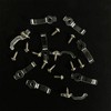 100-Pack LED Strip Mounting Clips - Secure & Easy Installation