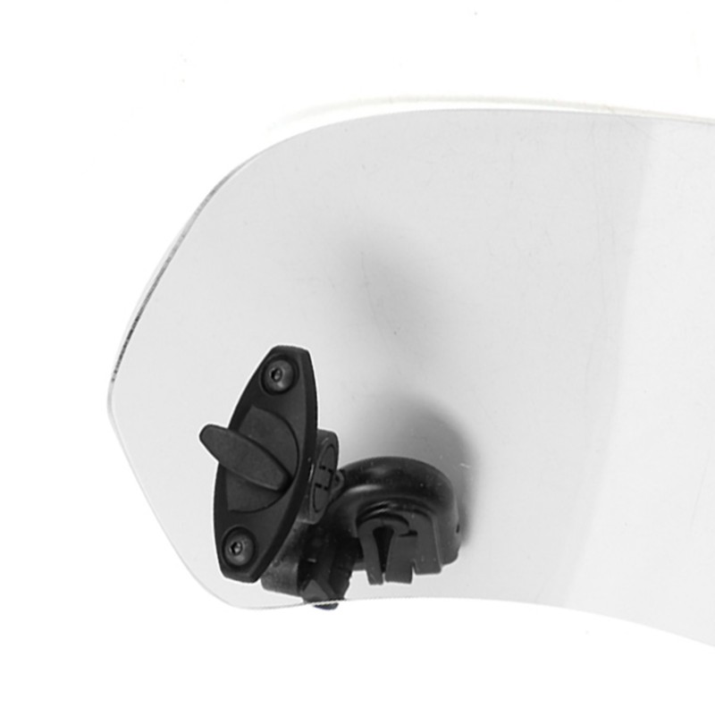 Universal Motorcycle Adjustable Clip On Windscreen Wind Deflector Windshield Accessories