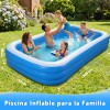 30518356cm Alberca Inflable Grandes Piscinas Rectangular Azul Ununmx