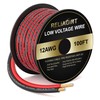 12 Guage 100FT Electric Wire for Low Voltage Application, LED,
