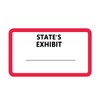 500 Pcs Legal Exhibit Label Stickers - 0.875 x 1.5