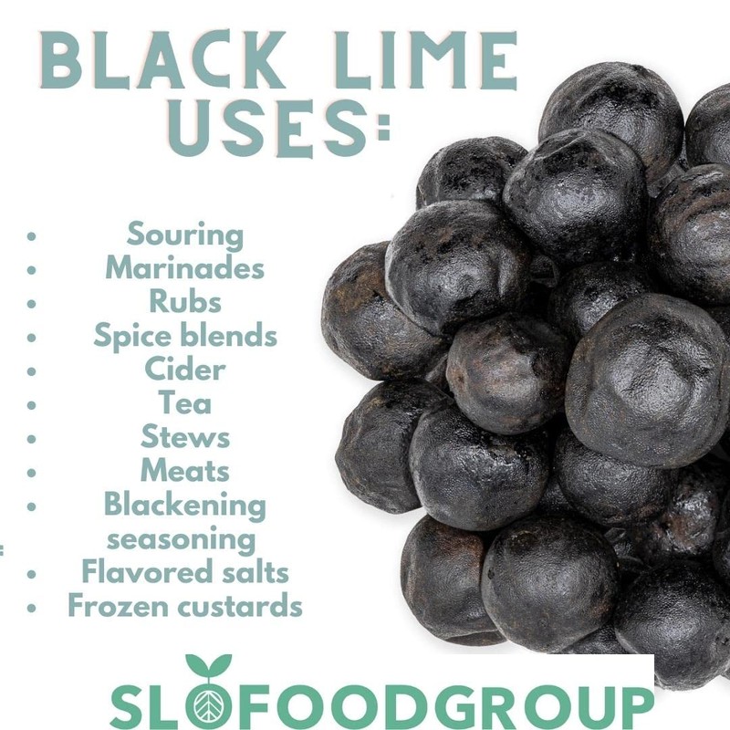 Slofoodgroup Black Limes, Dried Lime, Persian Lime, Loomi, Moddle Eastern