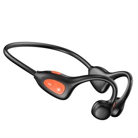 Bone Conduction Earphones, Wireless, Bluetooth 6.1, Open-Ear Headphones, Non-Blocking, Bluetooth Headphones, Kotuden, Auto Pairing Headphones, Noise Cancelling, Microphone Included, 16 Hours Playback