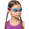 Cressi Dolphin 2.0, Azure/Rosado, Clear Lens, Goggles De Natación Juventud