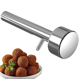 Falafel Scoop, 4 cm Stainless Steel Falafel Meatball Maker Falafel Maker Scoop Rustproof Meatball Falafel Baller Maker Tool for Meatballs, Delicious Falafel Balls and Kitchen Gadgets Loopunk