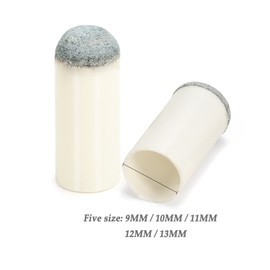 100PCS Slip-on Pool Cue Tips Billiard Cue Ferrules Billiard Cue Head 9MM / 10MM / 11MM / 12MM / 13MM