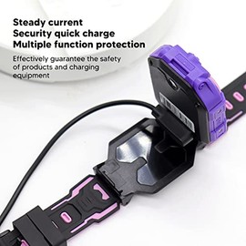 Cargador de Reloj Inteligente Magnético, Cable de Carga Magnético de 2 Pines para Reloj Inteligente (2,8‑9 mm)