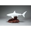 Great White Shark Sculpture by John Perry 15 in long