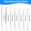 Nivofu 7Pcs Blackhead Remover Kit, Herramientas de Eliminación de Puntos
