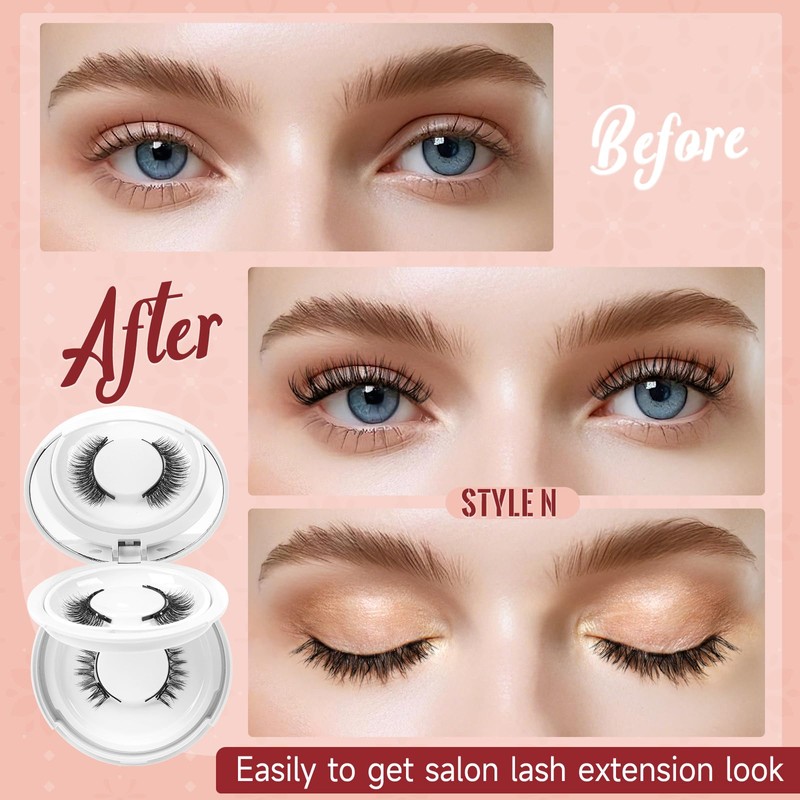 Higu clace Magnetic Eyelash Kit with Applicator, Reusable Magnetic Lashes