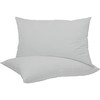 R&Z Plain Dyed Luxury Polycotton Housewife New 2 x Pillow