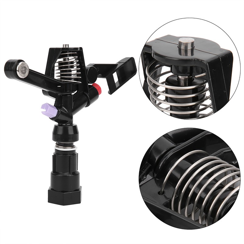 5Pcs 3/4in DN20 Female Thread Rotating Sprinkler Rocker Nozzle for