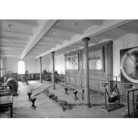 1st Class Titanic Gymnasium PHOTO Rare View Workout Room Gym Sinking Disaster