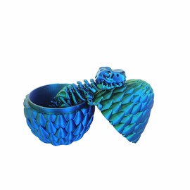 3D Printed Dragon with Egg Dinosaur Toys for Boys and Girls Dragon Egg Fidget Toy Flexible Joints Dragon