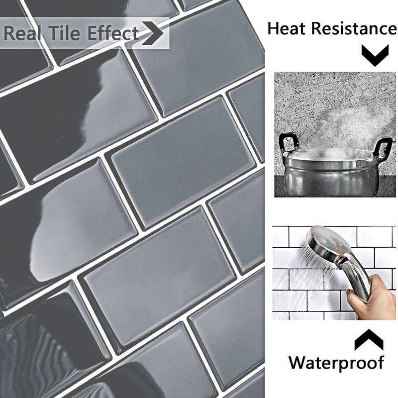 Yoillione Peel and Stick Backsplash for Kitchen: Self Adhesive Wall