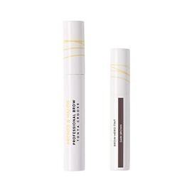 Arches and Halos Brow Hero Tint Kit - Dark Brown - Kit de tinte semipermanente - Incluye gel, tinte y cepillo - Pigmento de 72 horas - 3 piezas