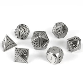 shibby 7 Metal Dice Digital Look D8