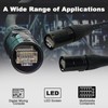 Jamesin CAT6 Shielded Ethercon Cable, 15 Feet, with Booted Rj45,